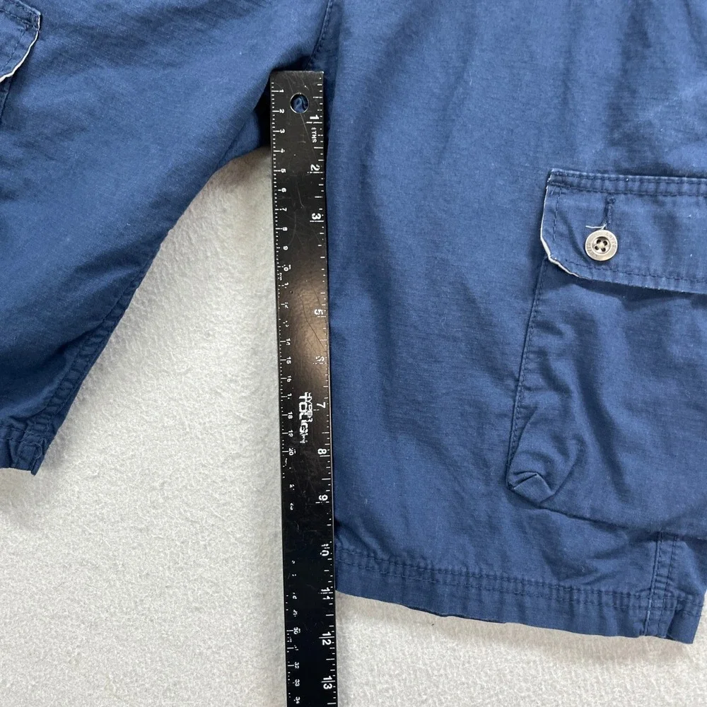 Levis Cargo Shorts Boys 14 Reg W27 Navy Ripstop Utility Casual Work Paratrooper